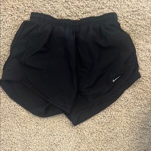 Nike Black Athletic Shorts with Elastic Waistband